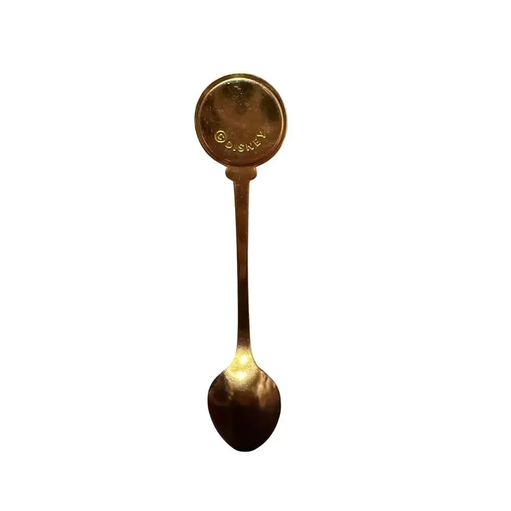 Disney Parks Vintage Disneyland Minnie Mouse Gold Plated Spoon